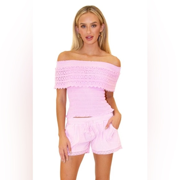 SET Sea spice Mandy off shoulder top & bottom set - Picture 7 of 10